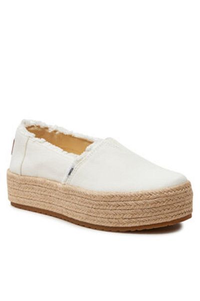 Toms Women's Espadrilles white TOMS-10019820 100 WHITE CANVAS WM VALCIA ESP WHITE