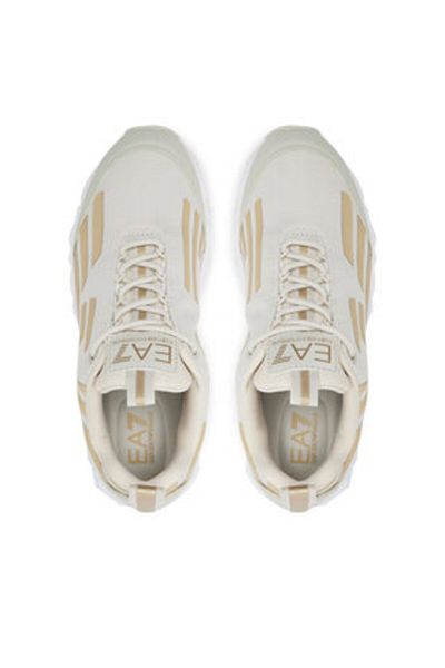 EA7 Emporio Armani Women's Sneakers gray EA7 EMPORIO ARMANI-X8X217 XK433 R968 SILVER BIRCH+L.GOLD