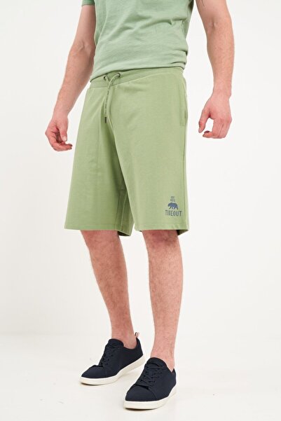 Timeout Bermude barbat sport cu imprimeu logo