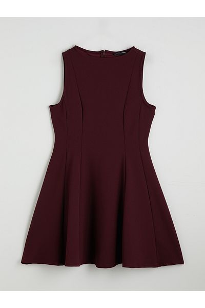 LC Waikiki Μίνι φόρεμα Crew Neck Peplum