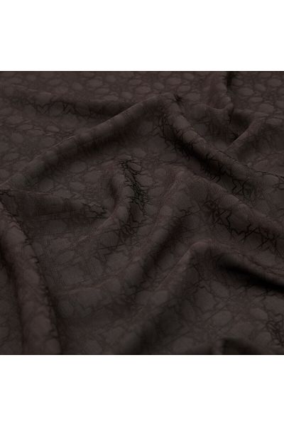 ipekevi Four Seasons Ashy Brown Monogram Scarf