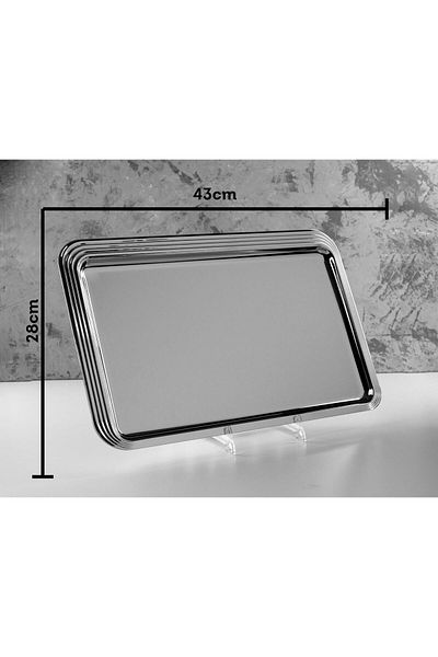 TOHFAT-AL MAIDAH Luxury steel serving trays
