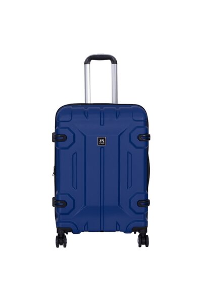 OEM Set 3 trolleys, Size S+M+L, Extendable, Dark Blue, ABS resistant with shockproof edges