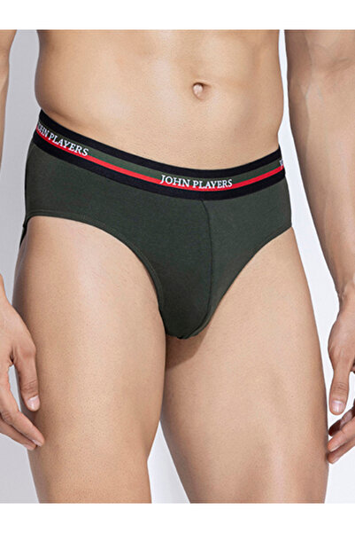 John Player By Styli Pack of 2 - Solid Briefs with Elastic Waistband