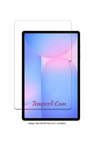 Fuchsia Galaxy Tab S10 FE Plus 13.1" Uyumlu Fuchsia Temperli Cam Tablet Ekran Koruyucu