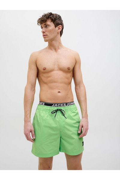 Jack & Jones Mid Rise Regular Fit Swim Shorts