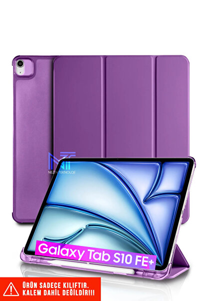 Nezih Case Samsung Galaxy Tab S10 Fe Plus 13.1 İnç Uyumlu Katlanabilir Kalem ...