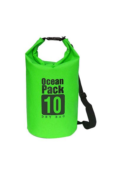 huitich 10L Fruit Green Single-Strap Waterproof Outdoor Sport PVC Bag