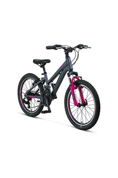 Mosso WILDFIRE L-20-V KIZ ÇOCUK BİSİKLETİ 280H 20 JANT 18 VİTES ANTRASİT PEMBE