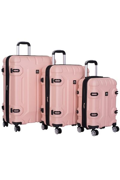 OEM Set 3 trolere, Size S+M+L, Extendable, 4 double wheels with 360° rotation, shock-resistant ABS, Pin