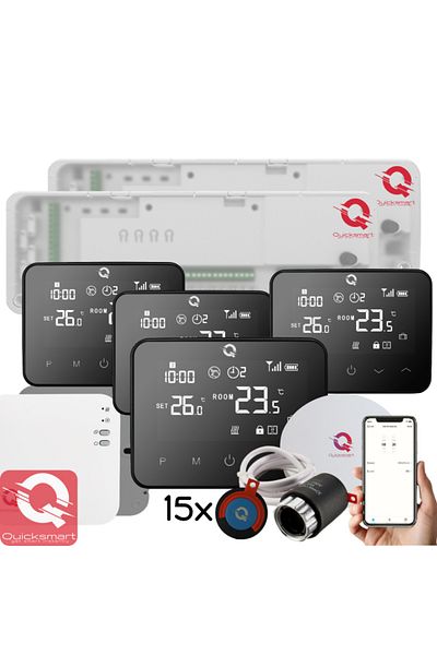 Quicksmart Kit de automatizare wireless pentru încălzire prin pardoseală Q20