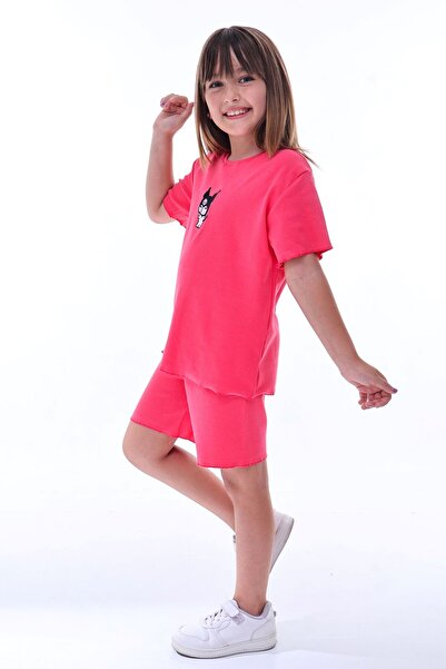 ZUZUNGA Ribana Beybi Overlock Detailed Kuromi Embroidered Top-Under Set