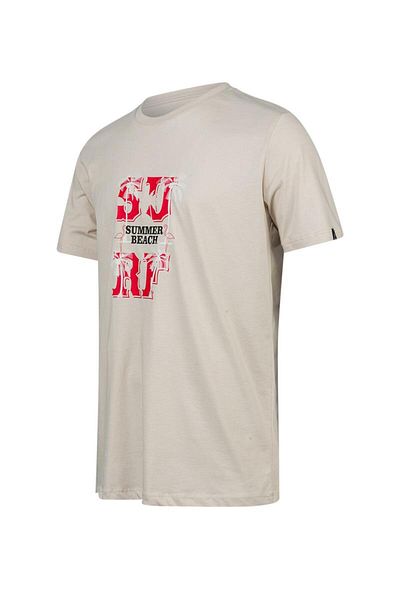 2AS Tricou cu gâtul O pentru bărbați cu imprimeu Alex 047