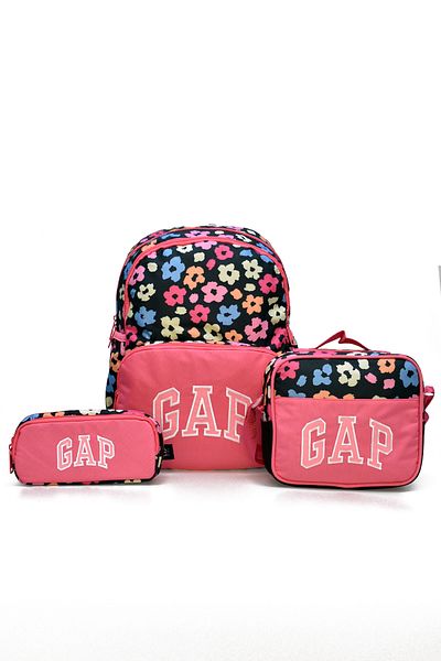 GAP Girl's 3-Piece School Set Primary School Bag & Nutrition & Pen Holder 12795
