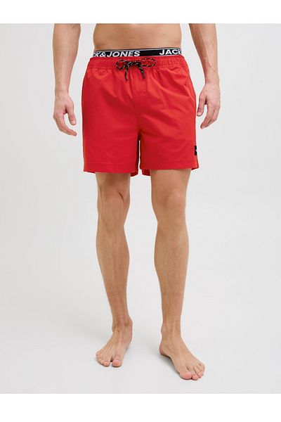 Jack & Jones Mid Rise Regular Fit Swim Shorts