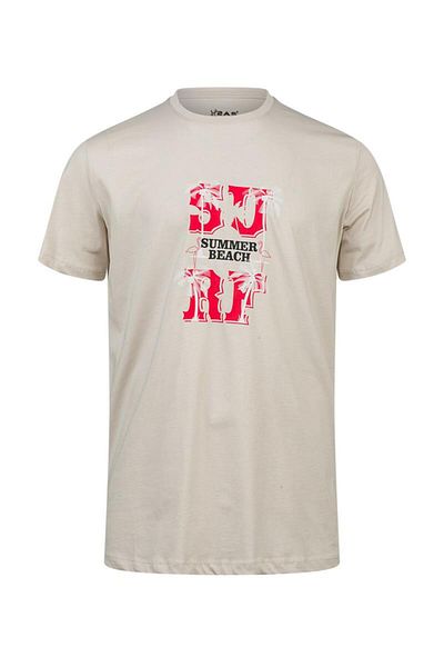 2AS Tricou cu gâtul O pentru bărbați cu imprimeu Alex 047