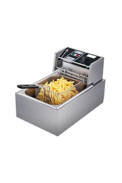 Rovitech Friteuza electrica capacitate 6 litri din inox, 2500W