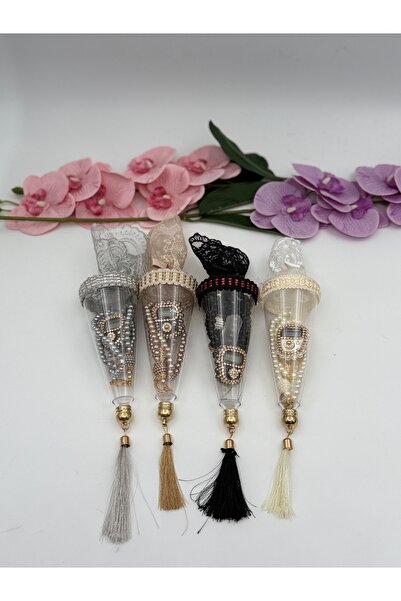 Uğurlu Hac Set de 10 mătănii din argint sterling pentru rugăciune.