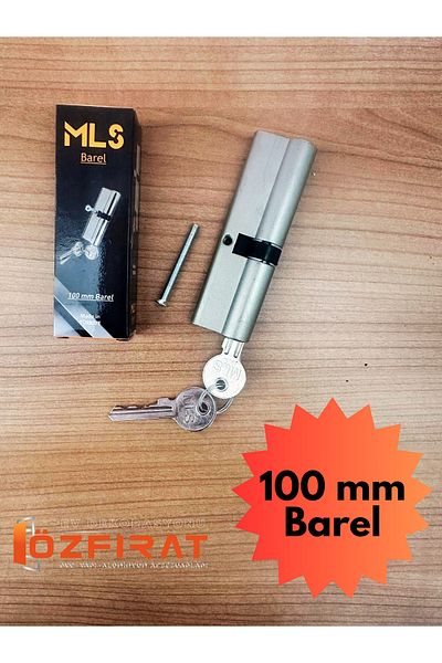 ÖZFIRAT PVC YAPI PVC Pimapen Door Lock Core Barrel with 100mm Brass Key
