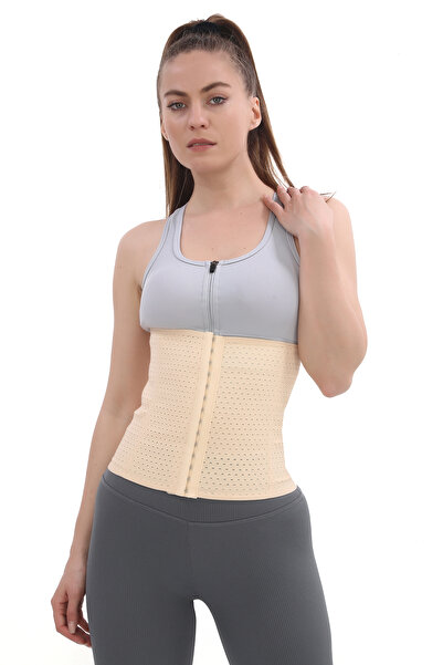 Sh Mağazacılık Unisex Ready-To-Use 3-Level Adjustable Waist Corset with Agarfa – Corset for Daily Comfortable Use