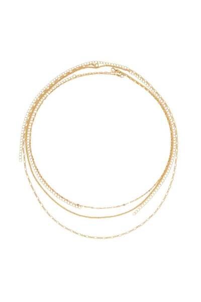 huitich مجوهرات خصر عصرية متعددة الطبقات مزينة بسلسلة من الترتر