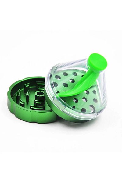 OEM Grinder with Funnel for Bowls Cones Bongs Vaporizers Aircraft Aluminum 2 Parts Ø52mm