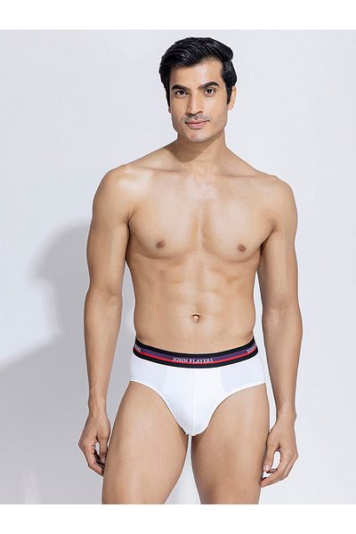 John Player By Styli Pack of 2 - Solid Briefs with Elastic Waistband