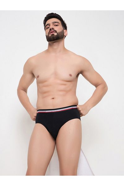 John Player By Styli Pack of 2 - Solid Briefs with Elastic Waistband