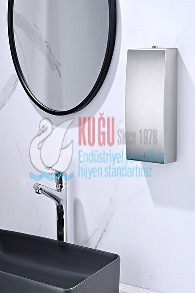 KG-GOLDPAPER 304 S.S. Paslanmaz Çelik Bombe Tasarım Elektrikli Pilli Sensörlü ve Fotoselli Sıvı Sabun Dispenseri