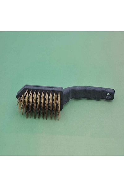 shopwave Metal Wire Brush Plastic Handle Rust Dirt Removal Cleaning Brush (5047)