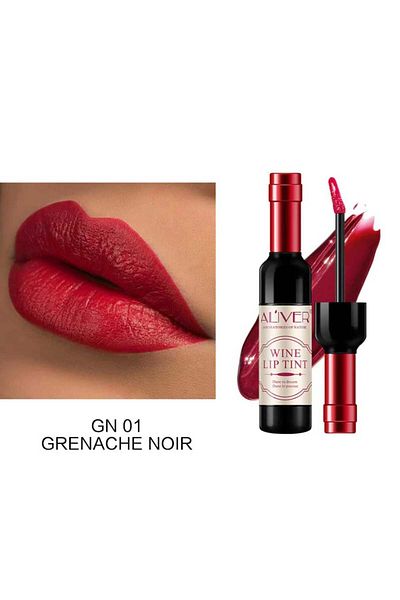 ALİVER Set of 6 Premium Matte Transfer-Resistant Lipsticks, Aliver Wine Lip Tint Waterproof, 7 g X 6 pcs