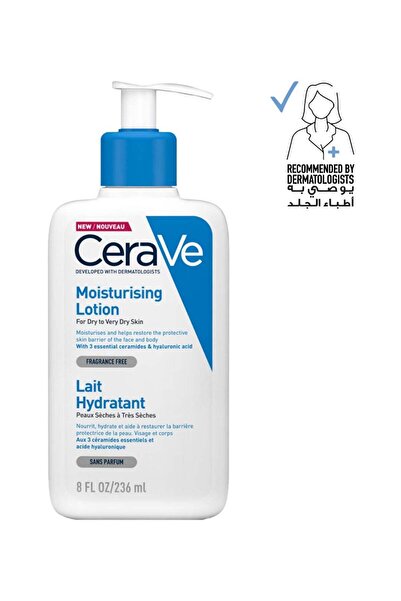 CeraVe Moisturising Lotion for Dry and Very Dry Skin with Hyaluronic Acid 236ml