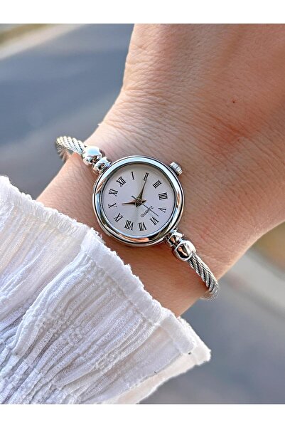 Coliseum Çelik Kordon Cartier Model Elips (Oval) Tasarım Kadın Kol Saati FG.HS.007