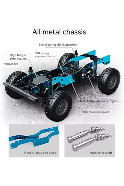 Generic RC Truck RC Rock Crawler 1:12 Full Scale 4WD Remote Control Car, Off Road RC Truck RTR Climb Model