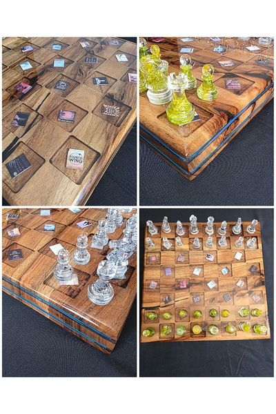 Finecraft Tabla de sah 'Gambit'