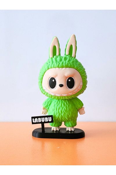 rmys Labubu Figure - with Stand - Light Green