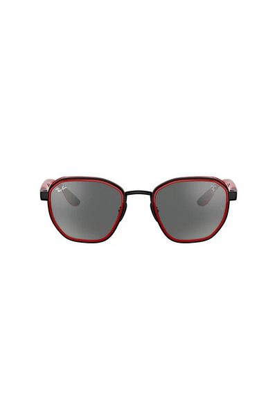 Ray-Ban Ray‑Ban RB3674M F002/6G – Unisex Scuderia Ferrari, Ramă Black/Red, Lentile Grey Mirror, Mărime 51
