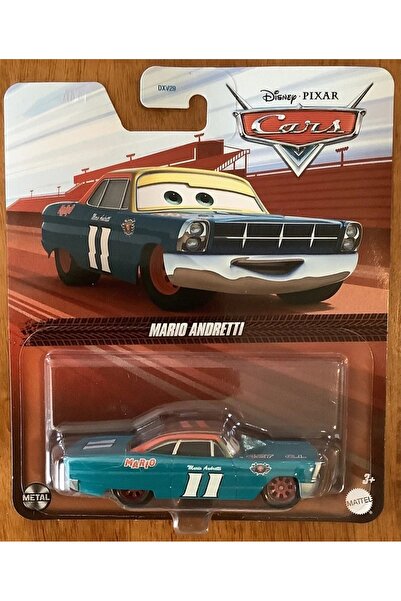 CARS Disney Pixar Cars Mario Andretti Diecast Metal Araba Figürü