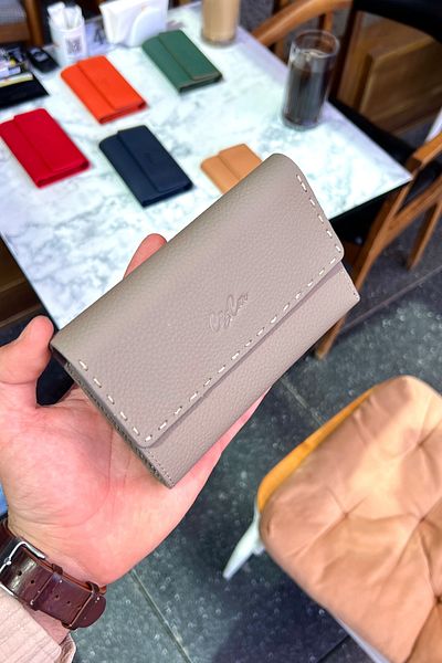 CüzCan Jesi Mink Genuine Leather Women's Wallet Medium Size Stylish and Convenient