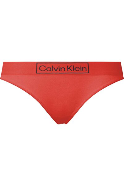 Calvin Klein Kadın Kırmızı Bikini Külot