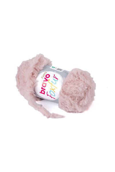Bravo Γούνινο νήμα Foxfur 100 Gr 50 μέτρα (Κωδικός χρώματος: 25) Ροζ
