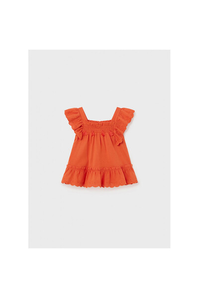 MAYORAL Fırfırlı Mandalina Babydoll Üst