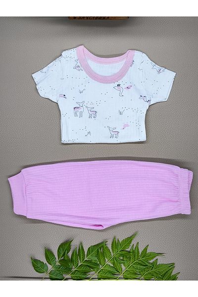 vieso Baby Zipper Body and Bottom Pajama Set