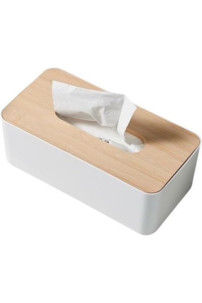 Bogadini Decorative Napkin Holder – Box With Wooden Lid, Dimensions 23x13x10cm