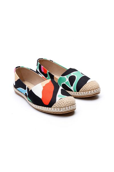 Hello Melody Design Hello Melody Women's Espadrille Shoes – Leopard Pattern, Non-Slip Sole, Illustrated