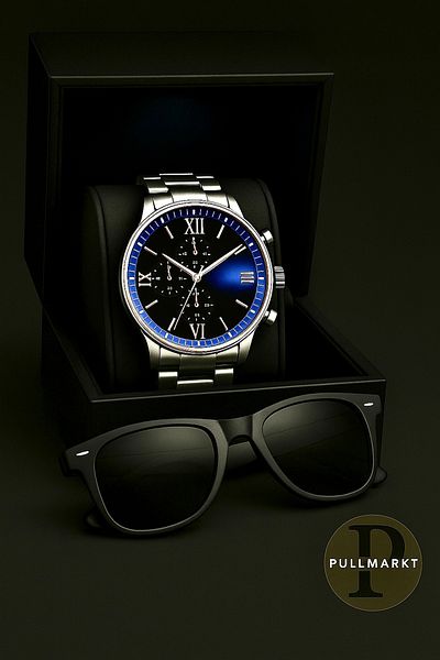 pullmarkt Sunglasses + Men's Wristwatch Set