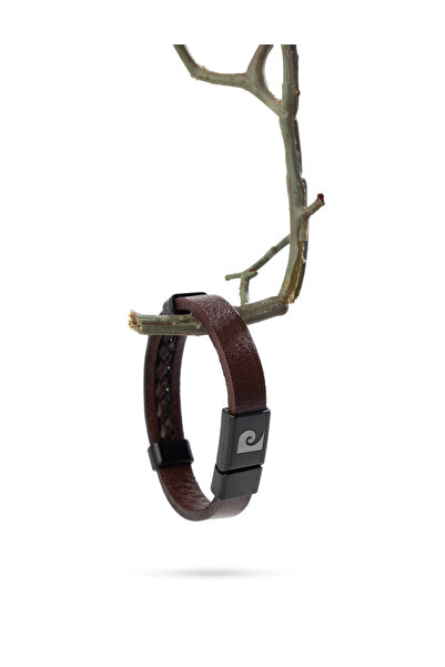 Pierre Cardin Kahverengi Deri Bileklik 50318792-400