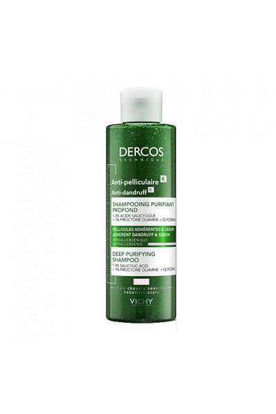 Vichy Șampon Dercos K purificator anti-mătreață, 250 ml