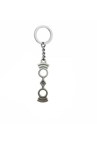 Herşey Nota Mystic Loop – Unisex Metal Keychain with Atiye Symbol Figure