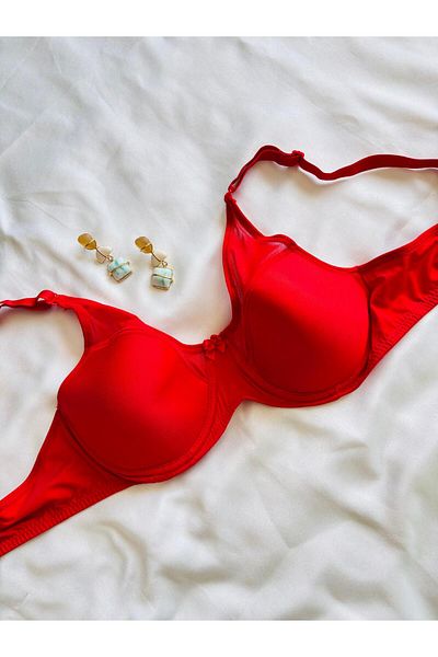 İNKO İÇ GİYİM Economical No Padding Gather Cotton Bra